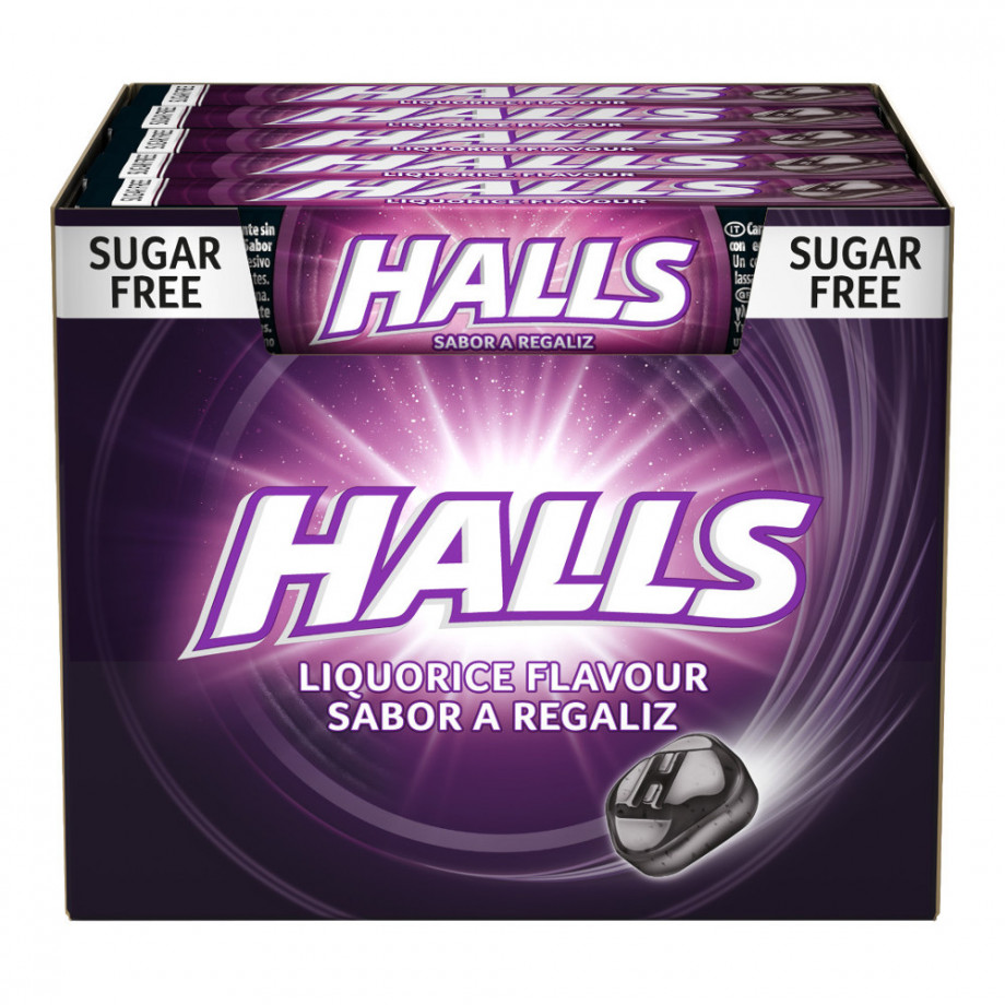 Halls Regaliz Sin Azúcar